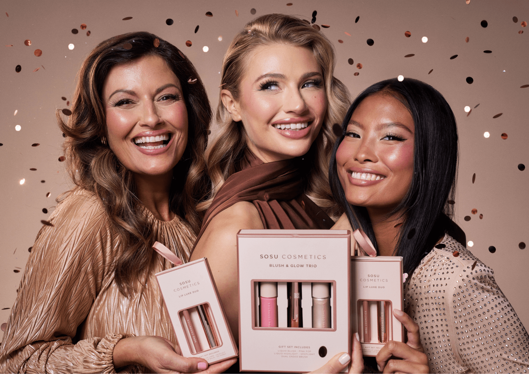Vánoční dárkové kosmetické sady od SOSU Cosmetics